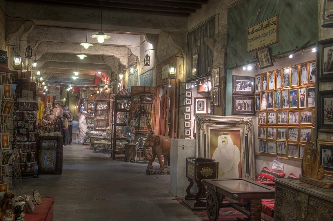 Une boutique d’artisanat à Souq Waqif